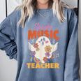 Groovy Faboolous Spooky Music Teacher Halloween Men Women Comfort Colors Sweatshirt Blue Jean Groovy Faboolous Spooky Music Teacher Halloween Men Women Comfort Colors Sweatshirt Blue Jean