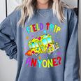 Groovy Field Trip Anyone Happy Field Day For Teachers Kids Comfort Colors Sweatshirt Blue Jean Groovy Field Trip Anyone Happy Field Day For Teachers Kids Comfort Colors Sweatshirt Blue Jean