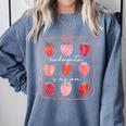 Groovy Kindergarten Is My Jam Strawberry Kinder Team Teacher Comfort Colors Sweatshirt Blue Jean Groovy Kindergarten Is My Jam Strawberry Kinder Team Teacher Comfort Colors Sweatshirt Blue Jean