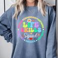 Groovy Life Skills Squad Teacher Special Ed SPED Team Crew Comfort Colors Sweatshirt Blue Jean Groovy Life Skills Squad Teacher Special Ed SPED Team Crew Comfort Colors Sweatshirt Blue Jean
