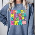 Groovy In My Middle School Era Back To School Teacher Comfort Colors Sweatshirt Blue Jean Groovy In My Middle School Era Back To School Teacher Comfort Colors Sweatshirt Blue Jean