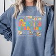 Groovy Play Is Learning Kindergarten Teacher Appreciation Comfort Colors Sweatshirt Blue Jean Groovy Play Is Learning Kindergarten Teacher Appreciation Comfort Colors Sweatshirt Blue Jean