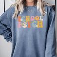 Groovy Retro School Psych Teacher School Psychologist For Men Women Girls Kids Comfort Colors Sweatshirt Blue Jean Groovy Retro School Psych Teacher School Psychologist For Men Women Girls Kids Comfort Colors Sweatshirt Blue Jean