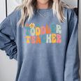 Groovy Toddler Teacher Appreciation Back To School Comfort Colors Sweatshirt Blue Jean Groovy Toddler Teacher Appreciation Back To School Comfort Colors Sweatshirt Blue Jean