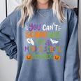 Halloween You Cant Scare Me Im A Middle School Teacher Comfort Colors Sweatshirt Blue Jean