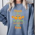Halloween Cutest Pumpkins First Grade Teacher Comfort Colors Sweatshirt Blue Jean Halloween Cutest Pumpkins First Grade Teacher Comfort Colors Sweatshirt Blue Jean