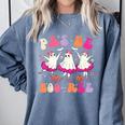 Halloween Dance Teacher Pas De Boo-Ree Ghost Ballet Dancer Comfort Colors Sweatshirt Blue Jean Halloween Dance Teacher Pas De Boo-Ree Ghost Ballet Dancer Comfort Colors Sweatshirt Blue Jean