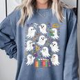 Halloween Math Teacher Ghost Math Teacher Spooky Halloween Comfort Colors Sweatshirt Blue Jean Halloween Math Teacher Ghost Math Teacher Spooky Halloween Comfort Colors Sweatshirt Blue Jean