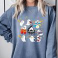 Halloween Music Teacher Ghost Playing Musical Instruments Comfort Colors Sweatshirt Blue Jean Halloween Music Teacher Ghost Playing Musical Instruments Comfort Colors Sweatshirt Blue Jean