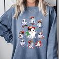 Halloween PE Teacher Ghost Playing Sports Physical Education Comfort Colors Sweatshirt Blue Jean Halloween PE Teacher Ghost Playing Sports Physical Education Comfort Colors Sweatshirt Blue Jean