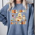 Halloween SLP Sped Teacher Groovy Inclusion Isn't Scary Comfort Colors Sweatshirt Blue Jean Halloween SLP Sped Teacher Groovy Inclusion Isn't Scary Comfort Colors Sweatshirt Blue Jean