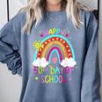 Happy 50th Days Of School Rainbow Teacher 50 Days Smarter Comfort Colors Sweatshirt Blue Jean Happy 50th Days Of School Rainbow Teacher 50 Days Smarter Comfort Colors Sweatshirt Blue Jean