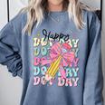 Happy Dot Day 2025 Coquette Bow Teachers Kids Boys Girls Comfort Colors Sweatshirt Blue Jean Happy Dot Day 2025 Coquette Bow Teachers Kids Boys Girls Comfort Colors Sweatshirt Blue Jean