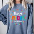 Happy Pi Day Pie Math Coach Teacher Pi Day Lover Nerdy Comfort Colors Sweatshirt Blue Jean