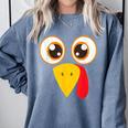Hilarious Turkey Halloween Thanksgiving Teacher Nurse Comfort Colors Sweatshirt Blue Jean Hilarious Turkey Halloween Thanksgiving Teacher Nurse Comfort Colors Sweatshirt Blue Jean