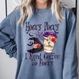 Hocus Pocus I Need Coffee To Focus Halloween Teacher Comfort Colors Sweatshirt Blue Jean Hocus Pocus I Need Coffee To Focus Halloween Teacher Comfort Colors Sweatshirt Blue Jean
