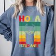 Hola Estudiantes Spanish Teacher Back To School 2025 Comfort Colors Sweatshirt Blue Jean