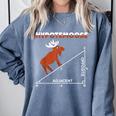 Hypotemoose Mathematics Teacher Mathematician Math Geek Comfort Colors Sweatshirt Blue Jean
