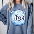 Ice Halloween Pun Costume Easy Lazy Team Group Teacher Comfort Colors Sweatshirt Blue Jean Ice Halloween Pun Costume Easy Lazy Team Group Teacher Comfort Colors Sweatshirt Blue Jean