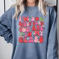 I'm So Berry Glad You Are Strawberry Elementary Teacher Comfort Colors Sweatshirt Blue Jean