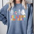 Inclusion Isn't Scary SLP Halloween Sped Teacher Comfort Colors Sweatshirt Blue Jean Inclusion Isn't Scary SLP Halloween Sped Teacher Comfort Colors Sweatshirt Blue Jean