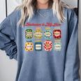 Inclusion Is My Jam Special Education Teacher Autism Comfort Colors Sweatshirt Blue Jean