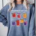 Inclusion Is My Jam Special Education Teacher Para Autism Comfort Colors Sweatshirt Blue Jean Inclusion Is My Jam Special Education Teacher Para Autism Comfort Colors Sweatshirt Blue Jean
