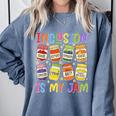 Inclusion Is My Jam SPED Teacher Special Education Teacher Comfort Colors Sweatshirt Blue Jean