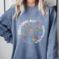 Irrational But Well Rounded Pi Day Math Teacher Student Geek Comfort Colors Sweatshirt Blue Jean