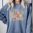It's a Beautiful Day For Learning Teacher Students Men Women Comfort Colors Sweatshirt Blue Jean It's a Beautiful Day For Learning Teacher Students Men Women Comfort Colors Sweatshirt Blue Jean