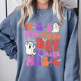 It's a Bootiful Day To Make Music Halloween Music Teacher Comfort Colors Sweatshirt Blue Jean