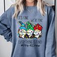 It's Fine We'Re Fine Gnome Pre-K Teacher Christmas Light For Men Women Comfort Colors Sweatshirt Blue Jean It's Fine We'Re Fine Gnome Pre-K Teacher Christmas Light For Men Women Comfort Colors Sweatshirt Blue Jean