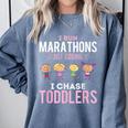 Just Kidding I Chase Toddlers Daycare Provider Nanny Teacher Comfort Colors Sweatshirt Blue Jean Just Kidding I Chase Toddlers Daycare Provider Nanny Teacher Comfort Colors Sweatshirt Blue Jean
