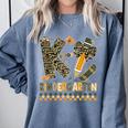 K Is For Kindergarten Teacher Coquette Bow Camo Comfort Colors Sweatshirt Blue Jean K Is For Kindergarten Teacher Coquette Bow Camo Comfort Colors Sweatshirt Blue Jean