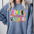 Kids Back To School Teachers Special Education Dream Team Comfort Colors Sweatshirt Blue Jean