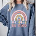 Be Kind ASL Sign Language Deaf SPED Teacher Kids Men Women Comfort Colors Sweatshirt Blue Jean Be Kind ASL Sign Language Deaf SPED Teacher Kids Men Women Comfort Colors Sweatshirt Blue Jean