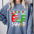 Kindergarten ELF Squad Christmas ELF Student Teacher Men Women Kids Comfort Colors Sweatshirt Blue Jean Kindergarten ELF Squad Christmas ELF Student Teacher Men Women Kids Comfort Colors Sweatshirt Blue Jean
