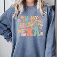 In My Kindergarten Era Retro Back To School Teacher Student Comfort Colors Sweatshirt Blue Jean In My Kindergarten Era Retro Back To School Teacher Student Comfort Colors Sweatshirt Blue Jean