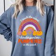 Kindergarten Teacher Pumpkin Patch Cute Comfort Colors Sweatshirt Blue Jean