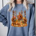 Librarian Turkey Reading Book Fall Thanksgiving Teacher Comfort Colors Sweatshirt Blue Jean Librarian Turkey Reading Book Fall Thanksgiving Teacher Comfort Colors Sweatshirt Blue Jean