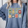 Library Is My Jam Librarian Appreciation Reading Teacher Comfort Colors Sweatshirt Blue Jean