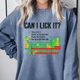 Can I Lick It Periodic Table Chart Science Teacher Comfort Colors Sweatshirt Blue Jean Can I Lick It Periodic Table Chart Science Teacher Comfort Colors Sweatshirt Blue Jean