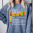 Can I Lick It Periodic Table Chemistry Teachers Comfort Colors Sweatshirt Blue Jean