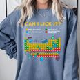 Can I Lick It Periodic Table Science Teacher Student Premium Tri-Blend Comfort Colors Sweatshirt Blue Jean Can I Lick It Periodic Table Science Teacher Student Premium Tri-Blend Comfort Colors Sweatshirt Blue Jean