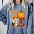 Love Preschool Teacher Turkey Thanksgiving Autumn Fall Comfort Colors Sweatshirt Blue Jean Love Preschool Teacher Turkey Thanksgiving Autumn Fall Comfort Colors Sweatshirt Blue Jean