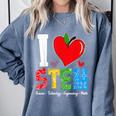 I Love STEM Student Teacher 1st Day Of School Back To School Comfort Colors Sweatshirt Blue Jean I Love STEM Student Teacher 1st Day Of School Back To School Comfort Colors Sweatshirt Blue Jean