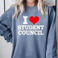 I Love Student Council Student Teacher Comfort Colors Sweatshirt Blue Jean I Love Student Council Student Teacher Comfort Colors Sweatshirt Blue Jean