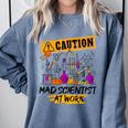 Mad Scientist Halloween Costume Science Teacher Comfort Colors Sweatshirt Blue Jean Mad Scientist Halloween Costume Science Teacher Comfort Colors Sweatshirt Blue Jean