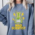 Mad Scientist Kids Youth Adult Science Teacher Chemistry Comfort Colors Sweatshirt Blue Jean Mad Scientist Kids Youth Adult Science Teacher Chemistry Comfort Colors Sweatshirt Blue Jean