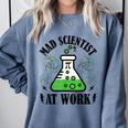 Mad Scientist Science Teacher Halloween Costume Teen Girls Comfort Colors Sweatshirt Blue Jean Mad Scientist Science Teacher Halloween Costume Teen Girls Comfort Colors Sweatshirt Blue Jean